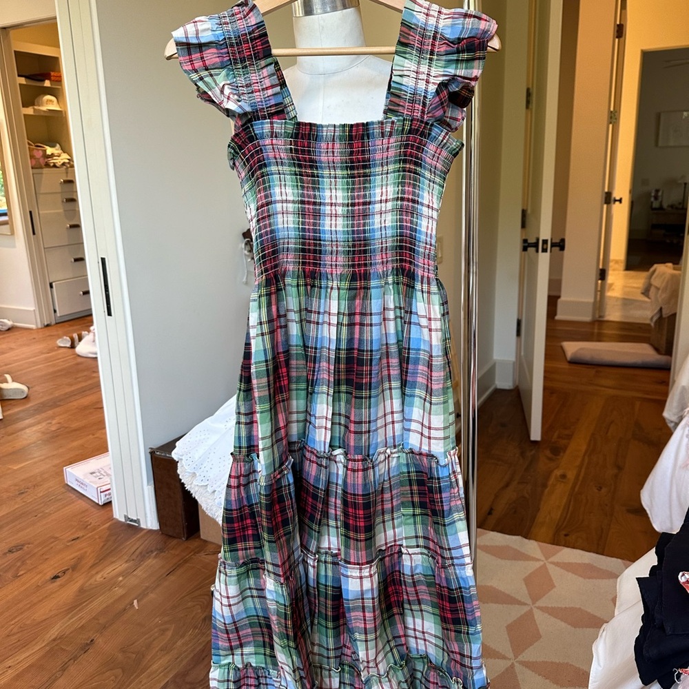 Hill House Plaid Maxi Dress